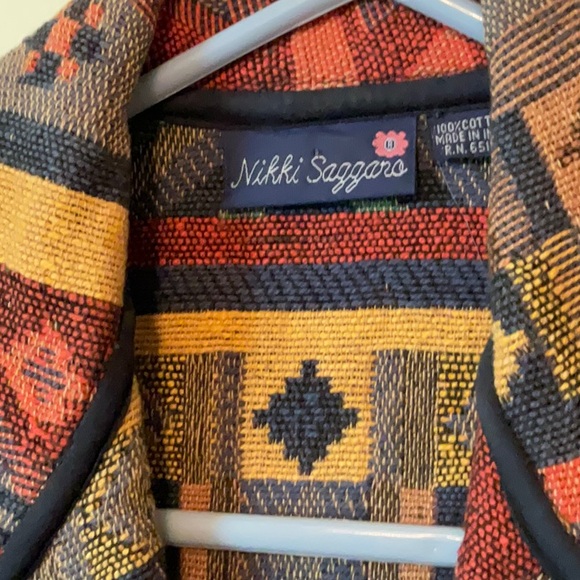 Colorful Geometric Pattern Vest - Picture 2 of 4